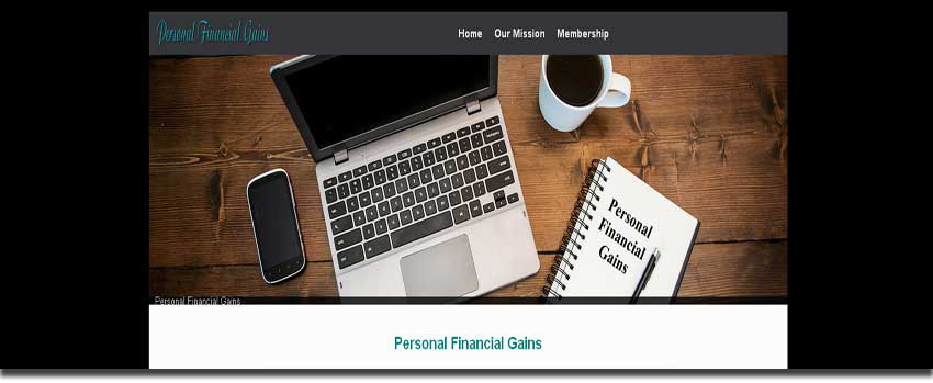 image personal financial gains